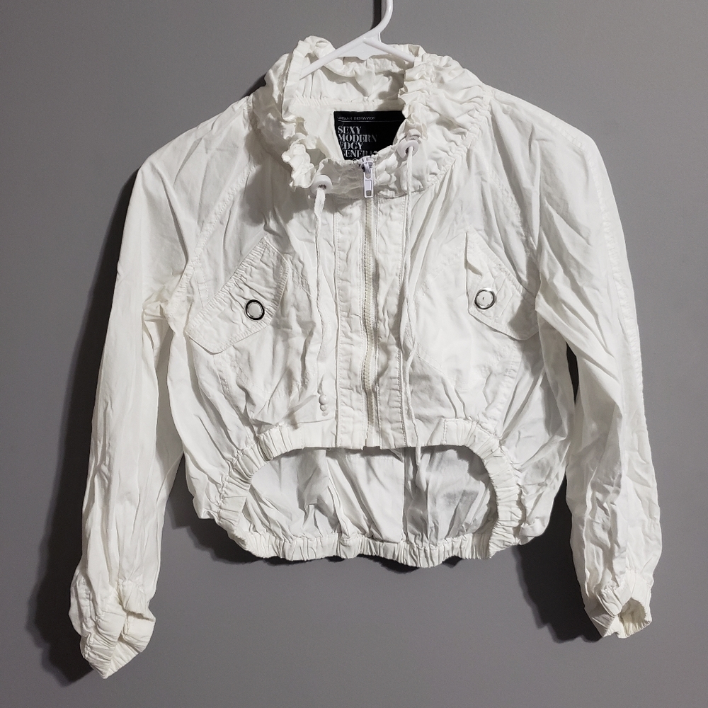 Urban Behavior white crop jacket